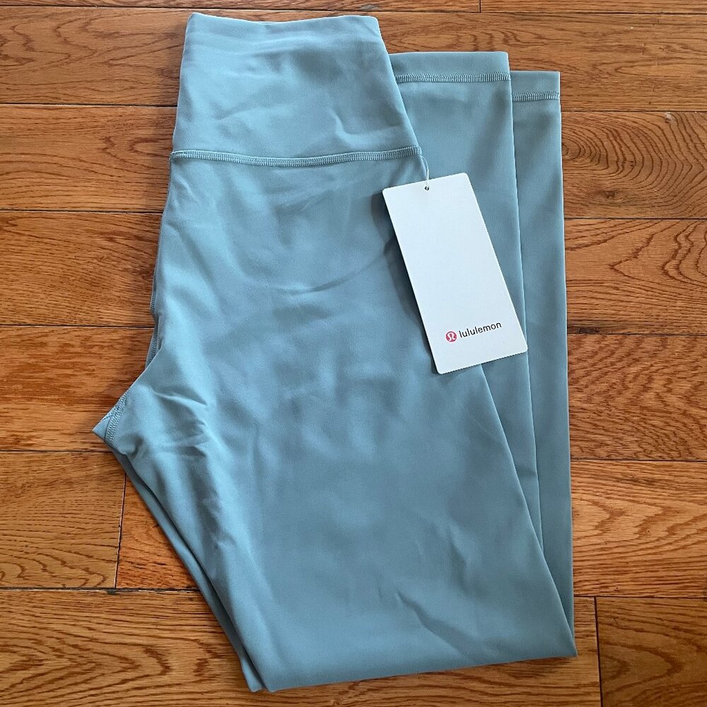 Lululemon Wunder Train High Rise HR Tight 25" CRBU Size 8 Crater Blue